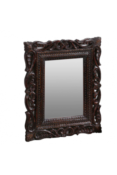 Brown Solidwood Mirror